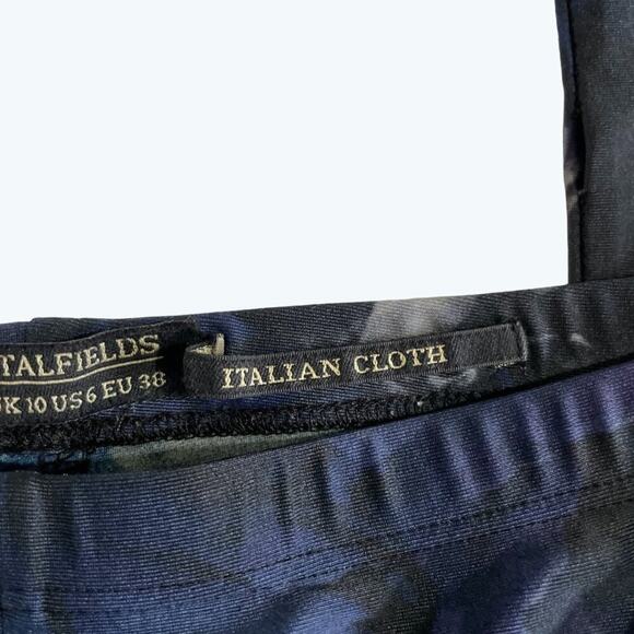 Allsaints Leggings Womens 6 Opium True Cobalt Blue and Black - Picture 5 of 11